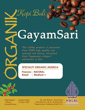 GayamSariOrganicArabicaCoffee1000gr